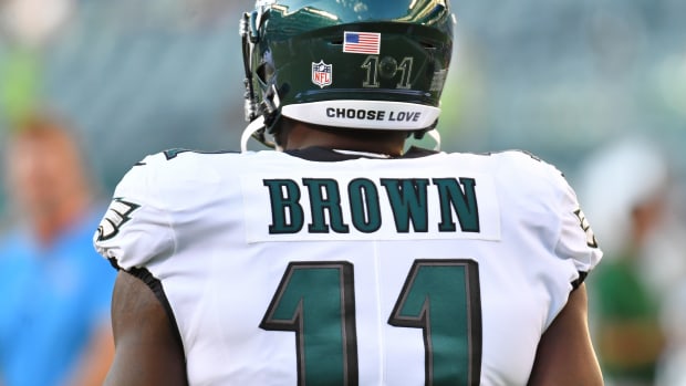 Philadelphia Eagles wide receiver A.J. Brown.